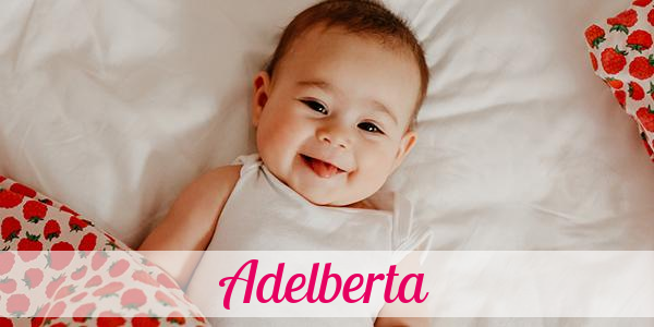Namensbild von Adelberta auf vorname.com