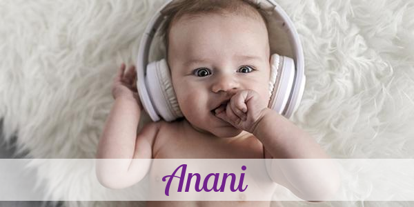 Namensbild von Anani auf vorname.com