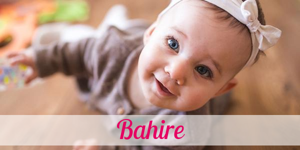Namensbild von Bahire auf vorname.com