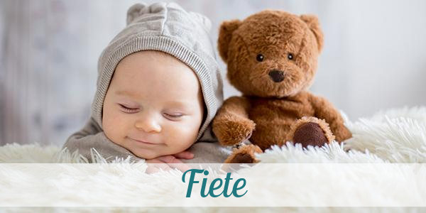 Namensbild von Fiete auf vorname.com