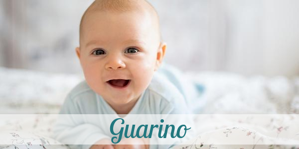 Namensbild von Guarino auf vorname.com