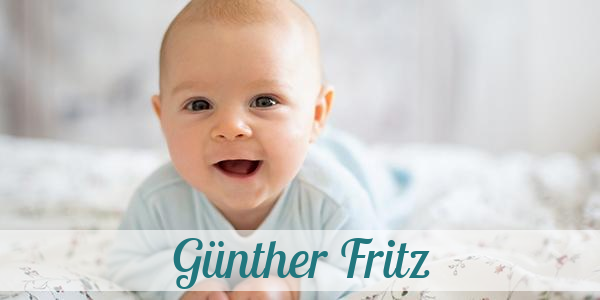 Namensbild von Günther Fritz auf vorname.com