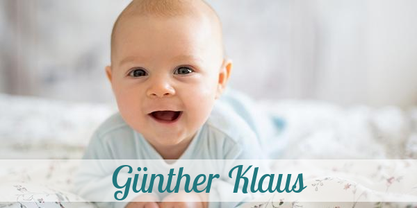 Namensbild von Günther Klaus auf vorname.com