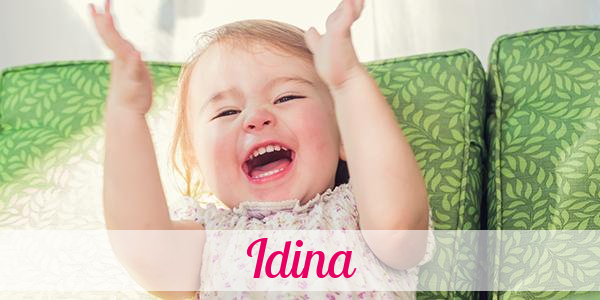 Namensbild von Idina auf vorname.com