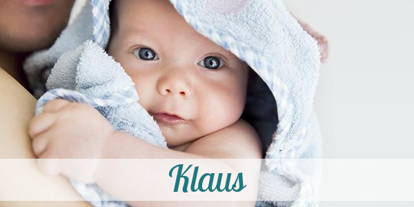 Namensbild von Klaus auf vorname.com