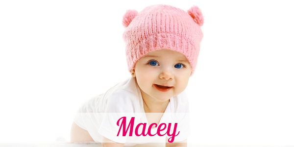 Namensbild von Macey auf vorname.com