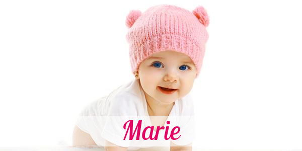 Namensbild von Marie auf vorname.com