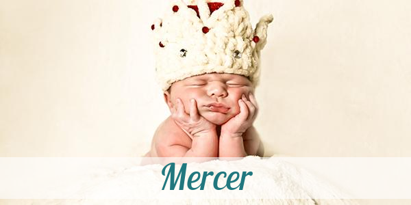 Namensbild von Mercer auf vorname.com