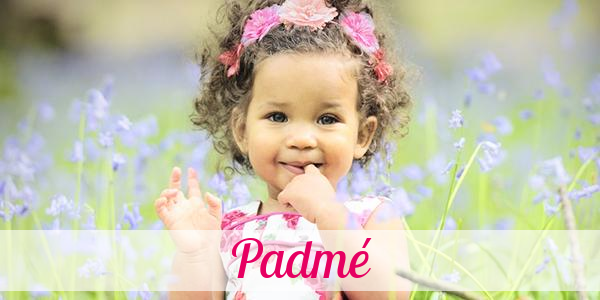 Namensbild von Padmé auf vorname.com
