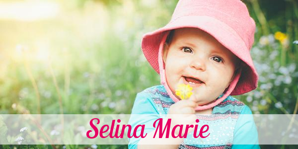 Namensbild von Selina Marie auf vorname.com