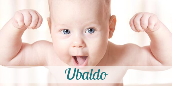 Namensbild von Ubaldo auf vorname.com