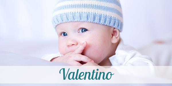 Namensbild von Valentino auf vorname.com