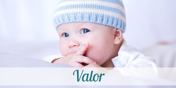 Namensbild von Valor auf vorname.com