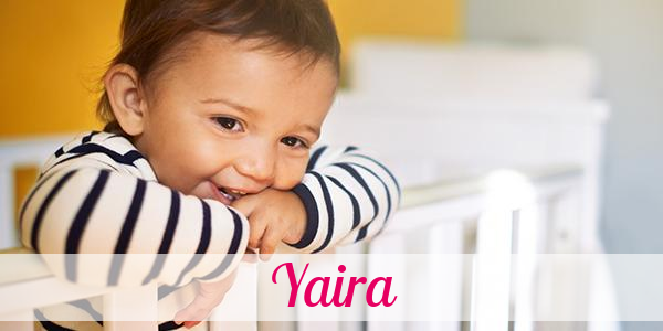 Namensbild von Yaira auf vorname.com