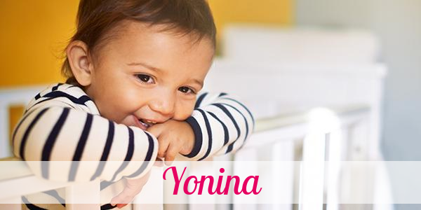 Namensbild von Yonina auf vorname.com